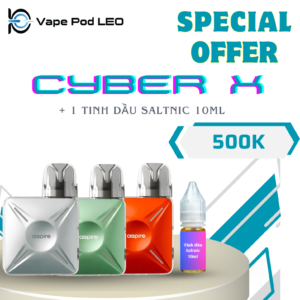 Combo Cyber X + Saltnic 10ml