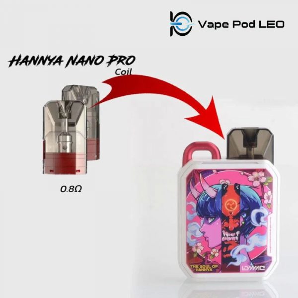 Đầu Pod Hannya Nano Pro 0.8 Ohm