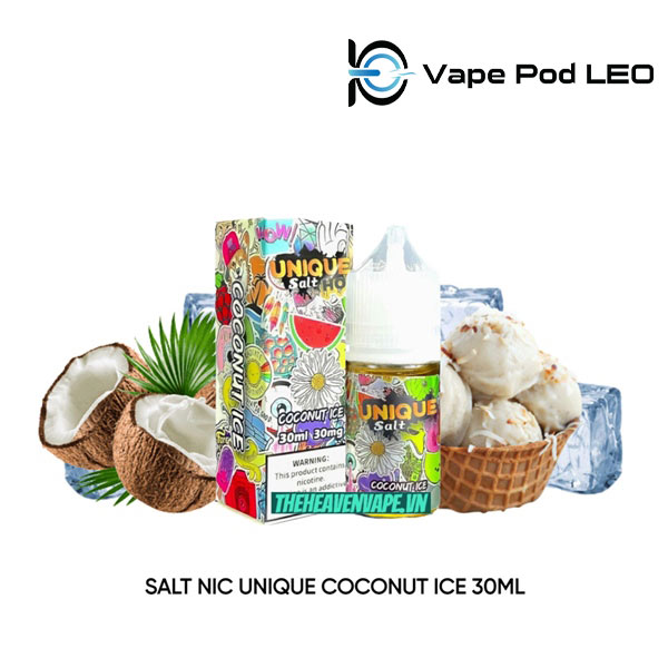 Unique Dừa Lạnh 30ml Coconut Ice
