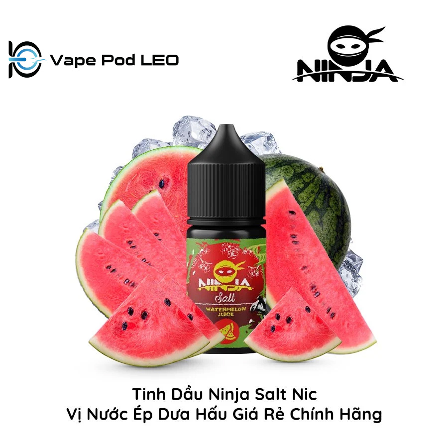 Ninja Salt Nước Ép Dưa Hấu 30ml Watermelon Juice