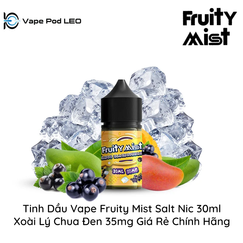 Fruity Mist Xoài Lý Chua Đen 30ml Mango Blackcurrant