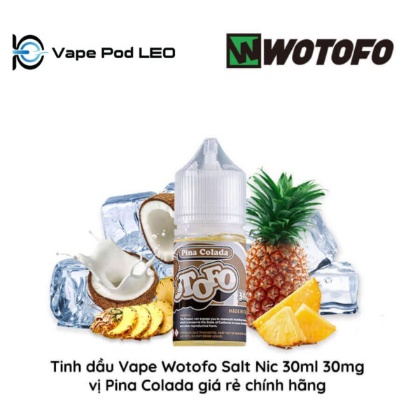 Wotofo Dứa Dừa Rum 30ml   Pina Colada