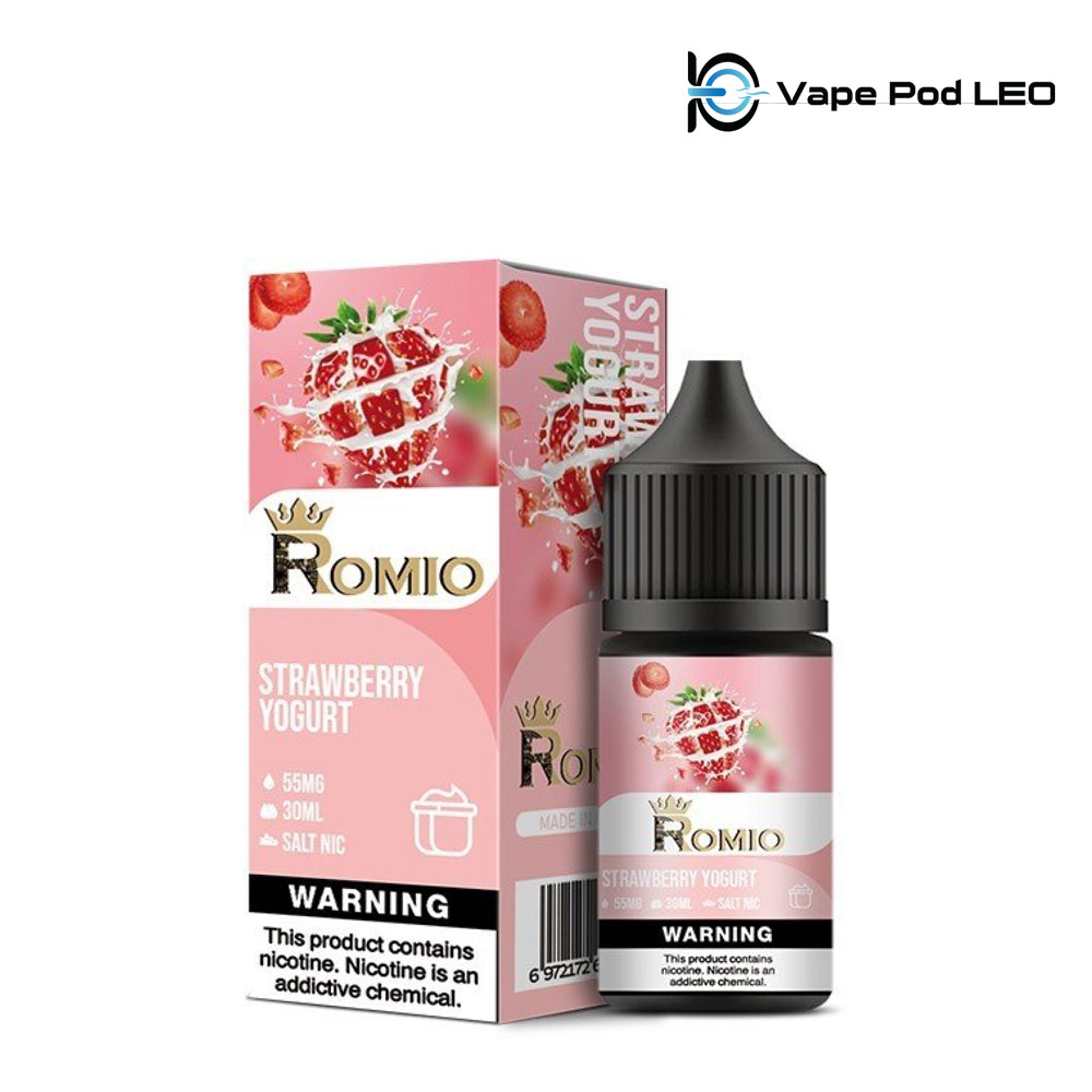 Romio Pro Sữa Chua Dâu 30ml   Strawberry Yogurt